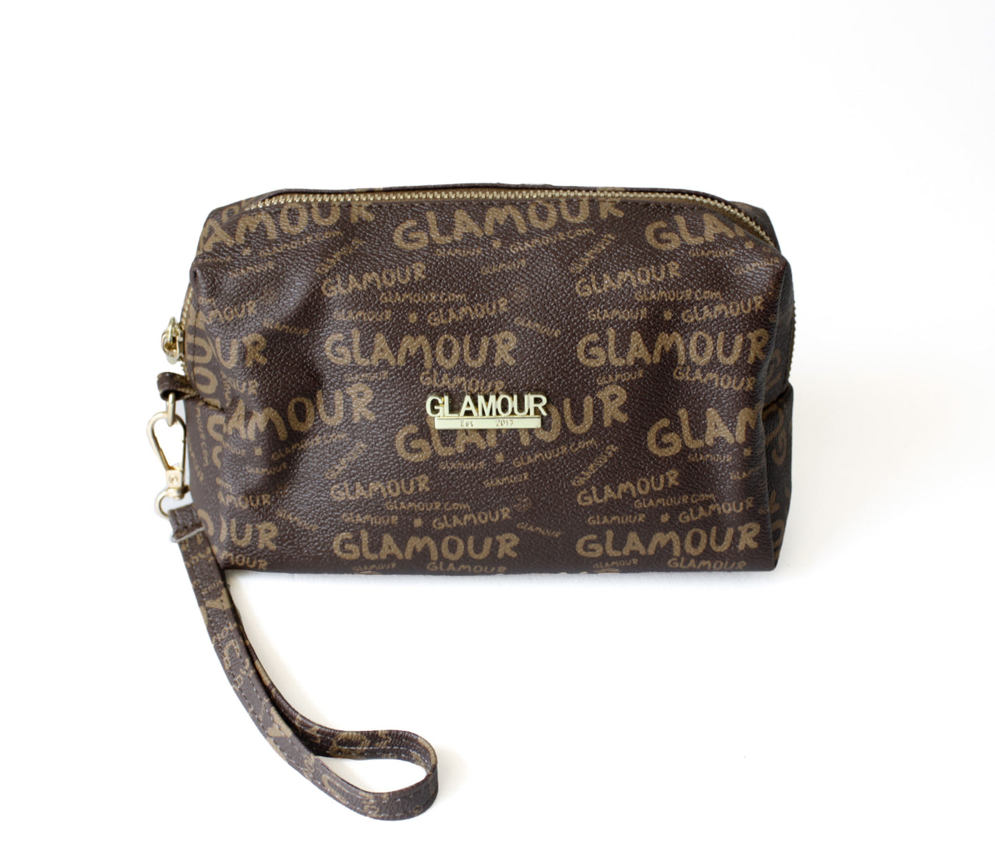 Billetera cosmetiquera B409 Perola cafe