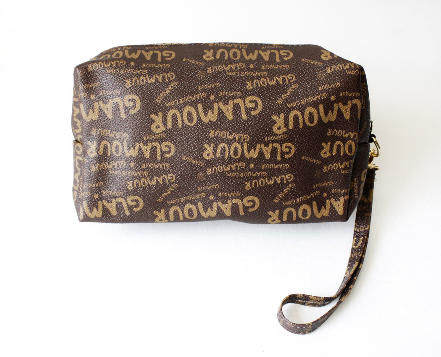 Billetera cosmetiquera B409 Perola cafe