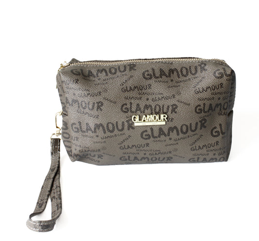 Billetera cosmetiquera B409 Perola gris