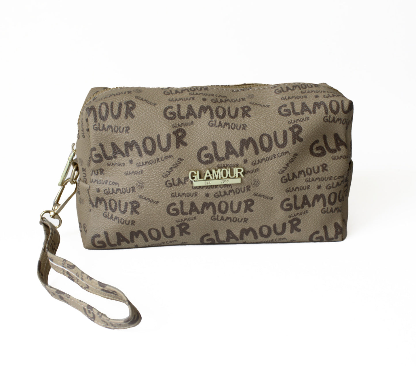 Billetera cosmetiquera B409 Perola Camel