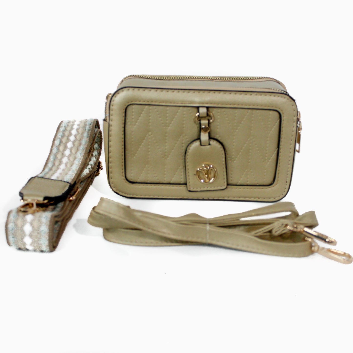 BOLSO MANOS LIBRES BANDOLERA CHIC L05 DORADO