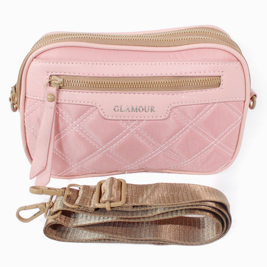 BOLSO MANOS LIBRES "ARECA" ROSADO L199