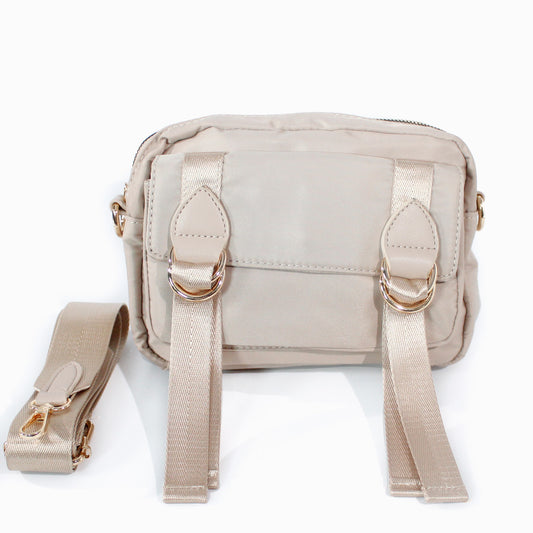BOLSO MANOS LIBRES IMPERMEABLE EXCLUSIVE L155 CAMEL