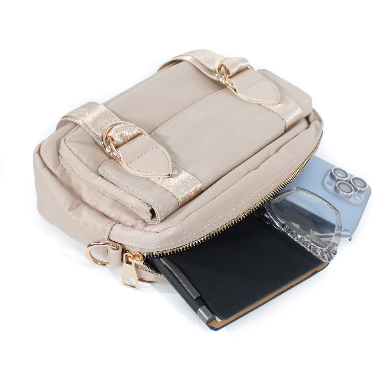 BOLSO MANOS LIBRES IMPERMEABLE EXCLUSIVE L155 GRIS