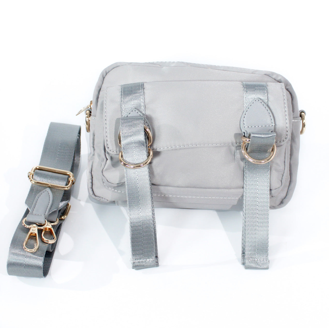 BOLSO MANOS LIBRES IMPERMEABLE EXCLUSIVE L155 GRIS