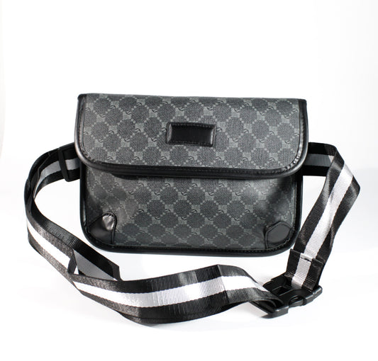 RIÑONERA R207 CORVEN NEGRO CIRCULOS