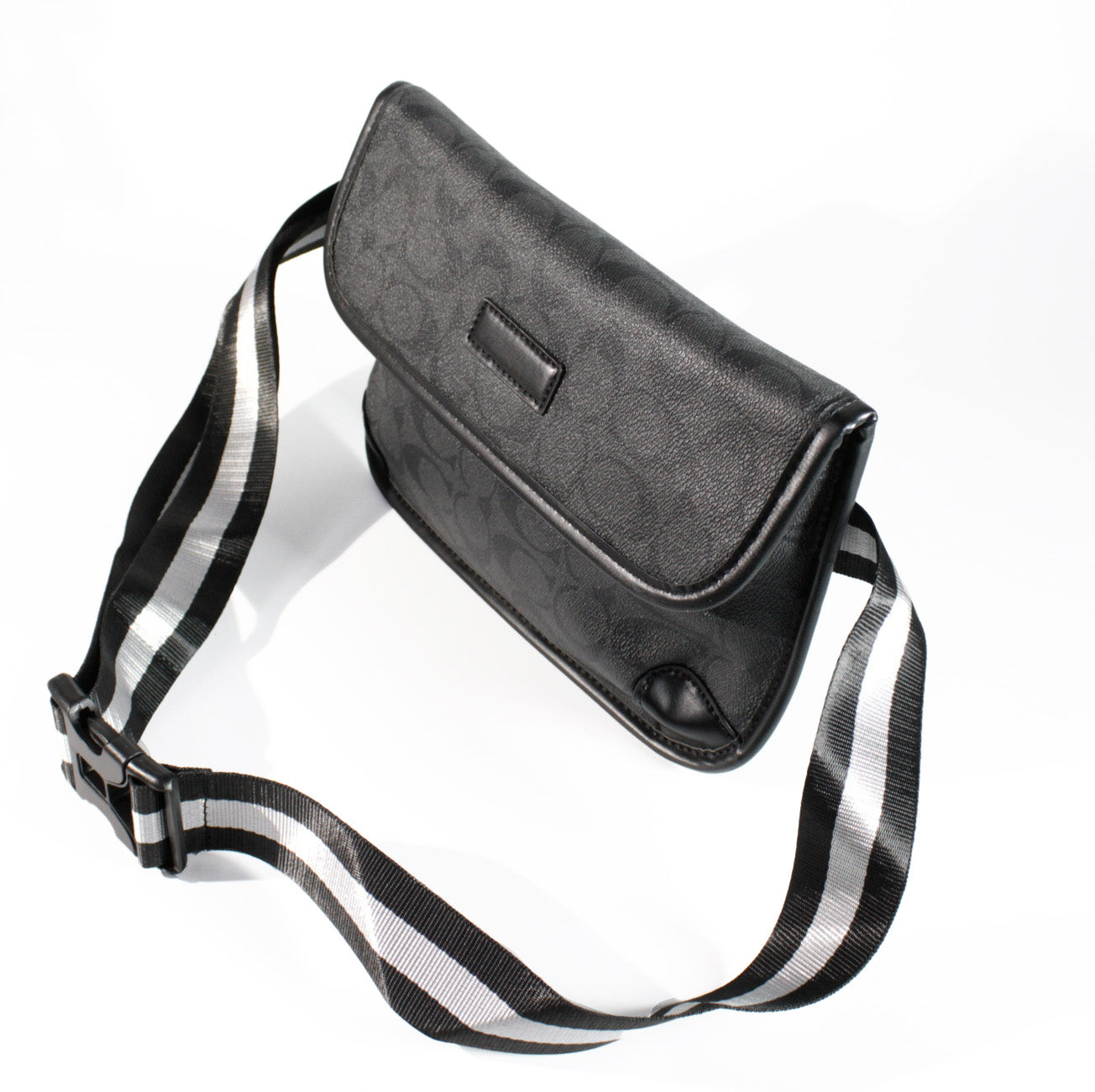 RIÑONERA R207 CORVEN NEGRO OVALOS